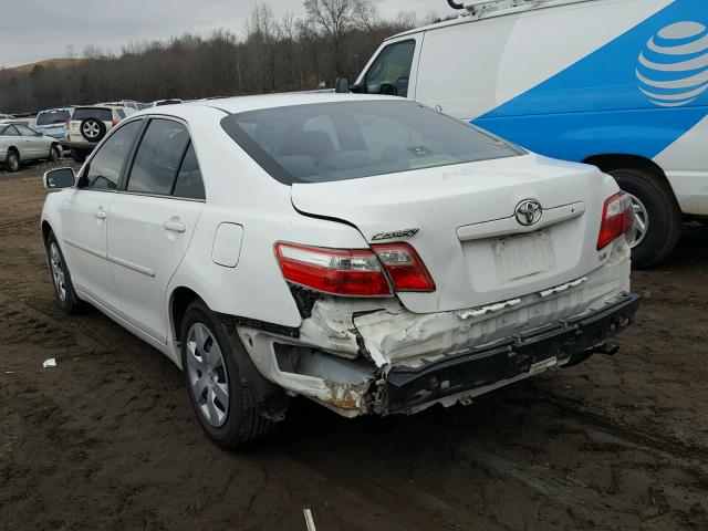4T4BE46K59R132656 - 2009 TOYOTA CAMRY BASE WHITE photo 3