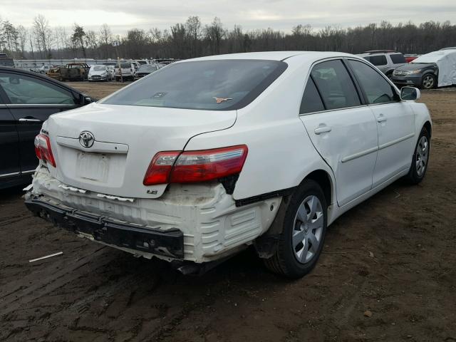 4T4BE46K59R132656 - 2009 TOYOTA CAMRY BASE WHITE photo 4