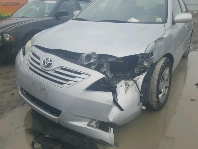 4T1BE46K57U577776 - 2007 TOYOTA CAMRY NEW SILVER photo 9