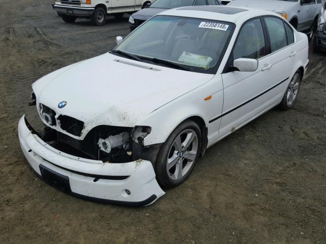 WBAEV53405KM40523 - 2005 BMW 330 I WHITE photo 2