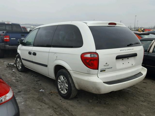 1D4GP24E77B145128 - 2007 DODGE GRAND CARA WHITE photo 3