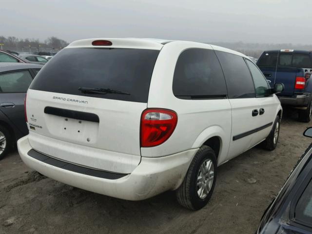 1D4GP24E77B145128 - 2007 DODGE GRAND CARA WHITE photo 4