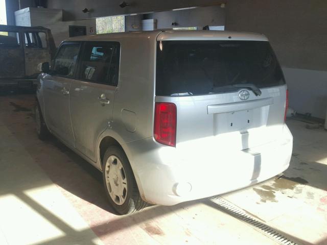 JTLKE50E291077192 - 2009 TOYOTA SCION XB 银色 照片 3