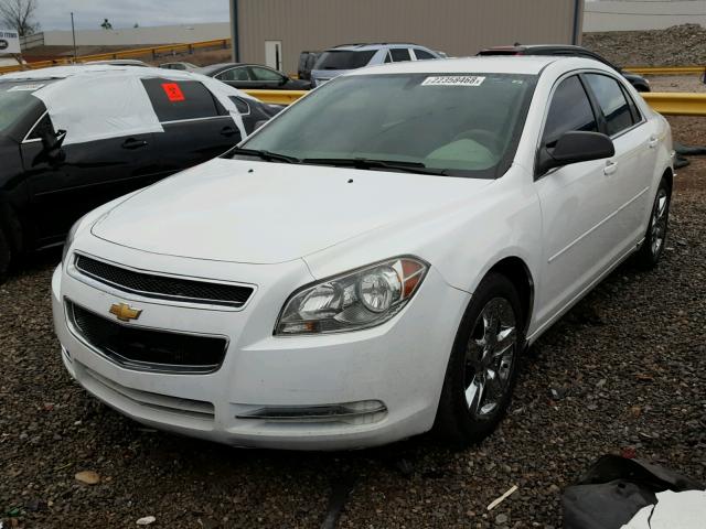 1G1ZB5E08CF207995 - 2012 CHEVROLET MALIBU LS WHITE photo 2