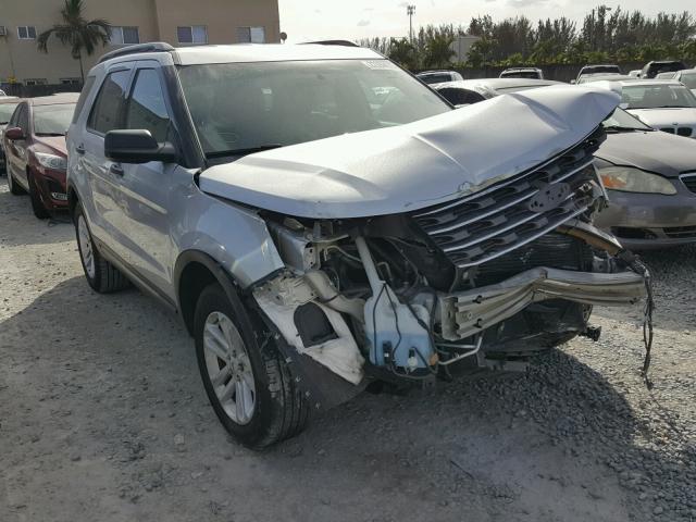 1FM5K7BH2GGB78713 - 2016 FORD EXPLORER SILVER photo 1