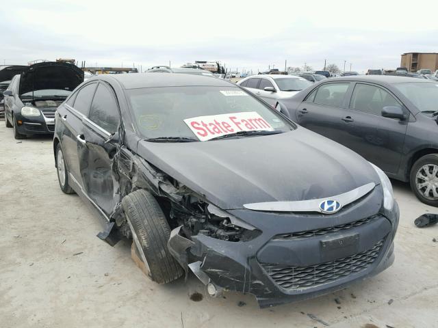 KMHEC4A45CA058721 - 2012 HYUNDAI SONATA HYB BLACK photo 1