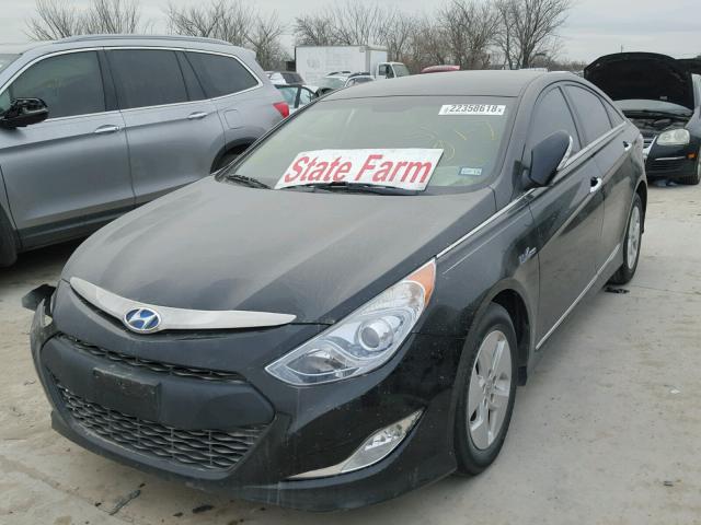 KMHEC4A45CA058721 - 2012 HYUNDAI SONATA HYB BLACK photo 2