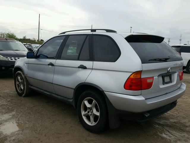 WBAFA53591LP22060 - 2001 BMW X5 3.0I SILVER photo 3