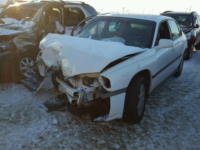 2G1WF52EX29157843 - 2002 CHEVROLET IMPALA WHITE photo 2