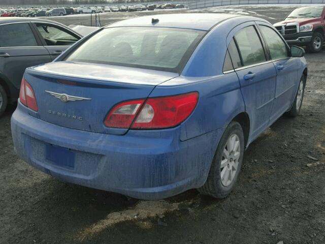 1C3LC46JX8N223063 - 2008 CHRYSLER SEBRING LX BLUE photo 4