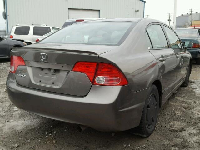 2HGFA16458H117282 - 2008 HONDA CIVIC DX-G GRAY photo 4