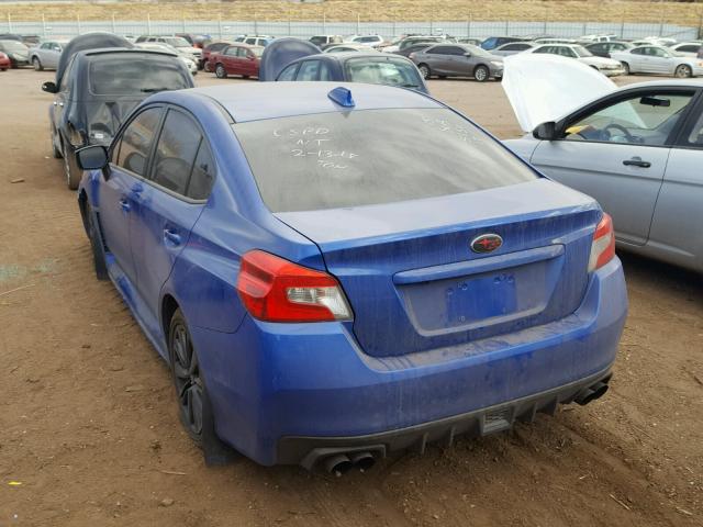 JF1VA1A60F9822870 - 2015 SUBARU WRX BLUE photo 3