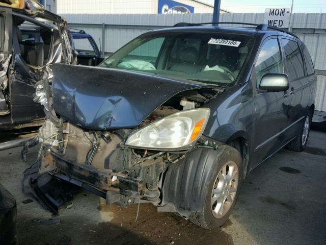 5TDZA22C64S108181 - 2004 TOYOTA SIENNA XLE GREEN photo 2