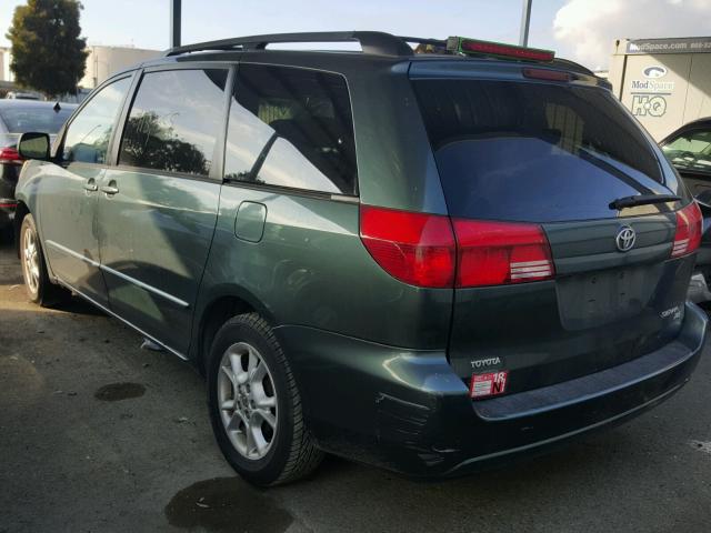 5TDZA22C64S108181 - 2004 TOYOTA SIENNA XLE GREEN photo 3