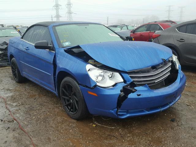 1C3LC45K38N140343 - 2008 CHRYSLER SEBRING BLUE photo 1