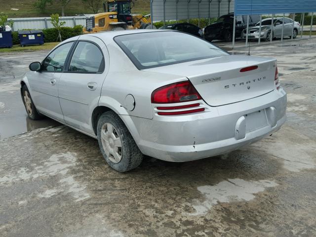 1B3EL46X75N538716 - 2005 DODGE STRATUS SX SILVER photo 3