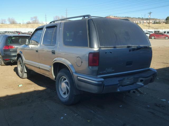 1GNDT13W8X2111254 - 1999 CHEVROLET BLAZER TAN photo 3