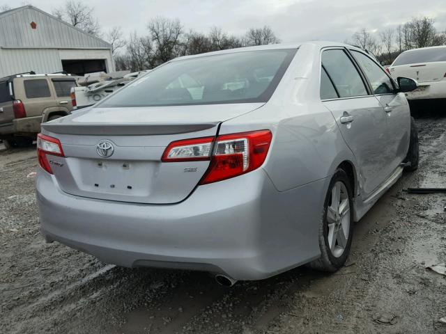 4T1BF1FK6EU343574 - 2014 TOYOTA CAMRY L SILVER photo 4