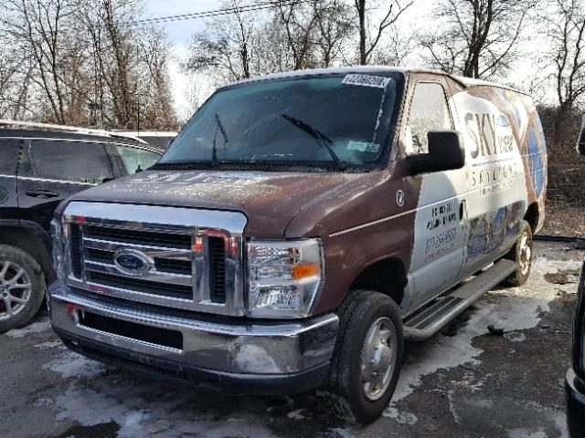 1FTNE2EW3CDA51411 - 2012 FORD ECONOLINE GRAY photo 2