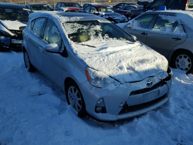 JTDKDTB35D1035266 - 2013 TOYOTA PRIUS C SILVER photo 1