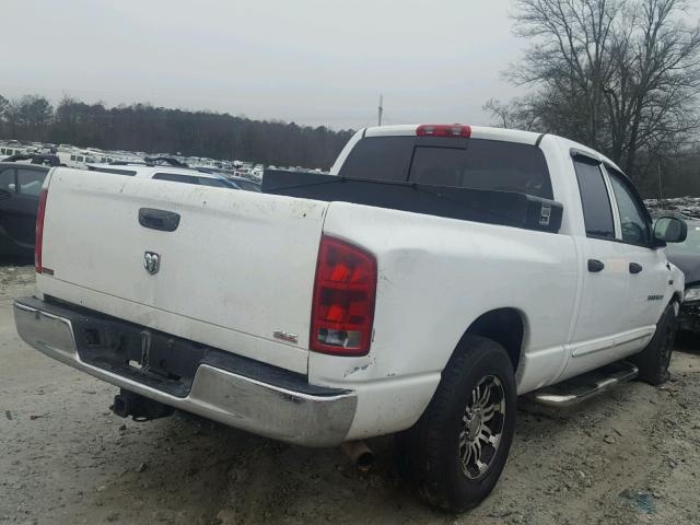 1D7HA18216S643133 - 2006 DODGE RAM 1500 S WHITE photo 4