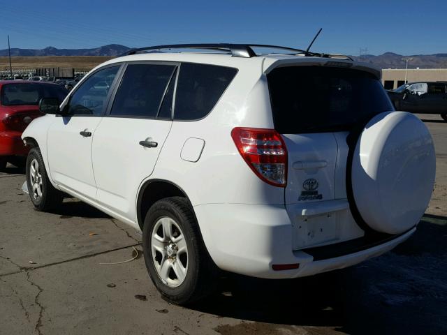 2T3BF4DV9BW163474 - 2011 TOYOTA RAV4 WHITE photo 3