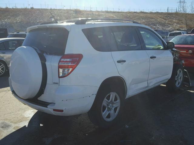 2T3BF4DV9BW163474 - 2011 TOYOTA RAV4 WHITE photo 4