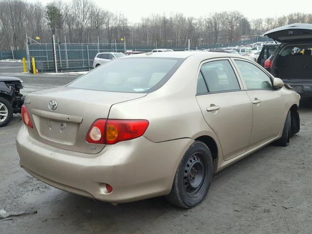 1NXBU4EE6AZ279081 - 2010 TOYOTA COROLLA BA GOLD photo 4