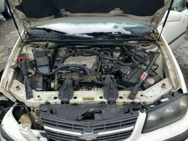 2G1WF52E929289380 - 2002 CHEVROLET IMPALA WHITE photo 7