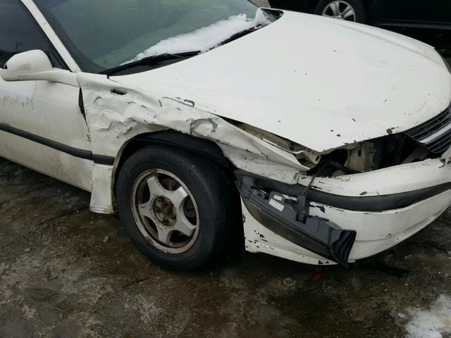 2G1WF52E929289380 - 2002 CHEVROLET IMPALA WHITE photo 9