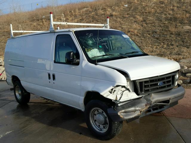 1FTSE34L65HB15582 - 2005 FORD ECONOLINE WHITE photo 1