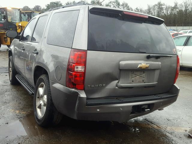 1GNFC13067J129567 - 2007 CHEVROLET TAHOE C150 GRAY photo 3