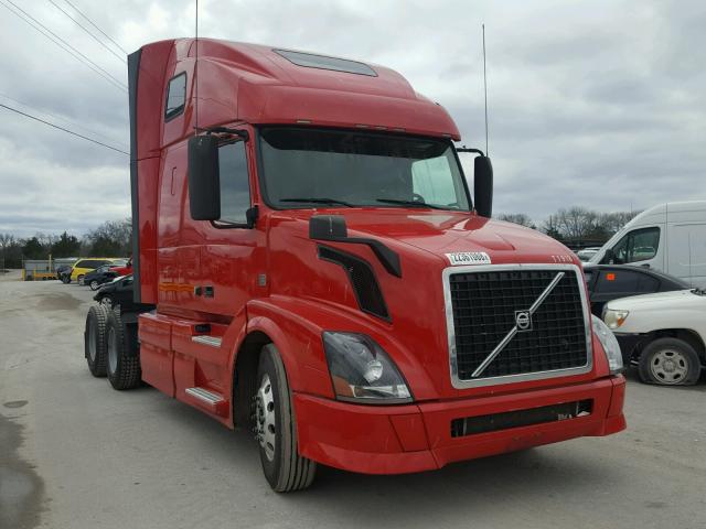 4V4NC9EG6FN178597 - 2015 VOLVO VN VNL RED photo 1