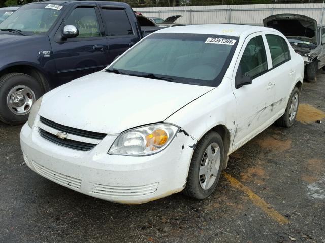 1G1AK55F277204043 - 2007 CHEVROLET COBALT LS WHITE photo 2