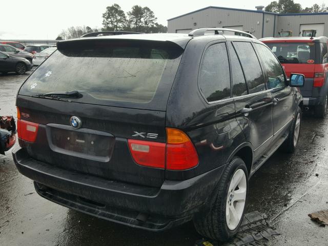 5UXFA53592LP45258 - 2002 BMW X5 3.0I BLACK photo 4