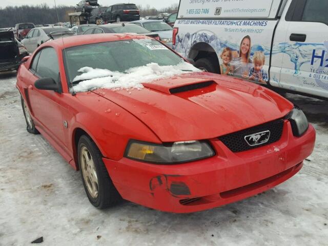 1FAFP40424F122576 - 2004 FORD MUSTANG RED photo 1