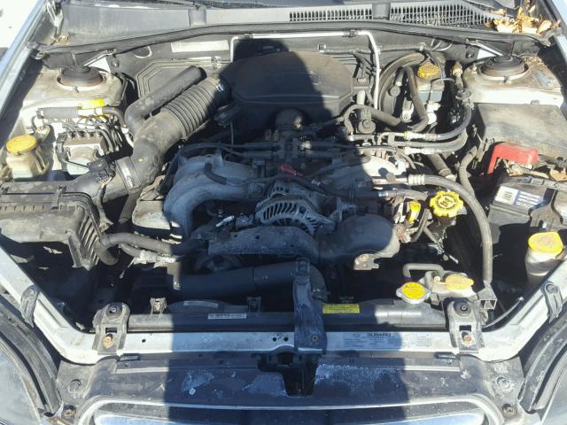 4S3BL626757215667 - 2005 SUBARU LEGACY 2.5 SILVER photo 7