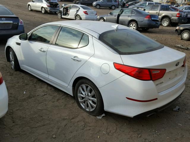 5XXGM4A77EG326518 - 2014 KIA OPTIMA LX WHITE photo 3