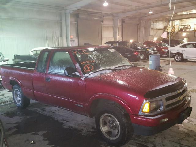 1GCCS19X5VK151618 - 1997 CHEVROLET S TRUCK S1 RED photo 1