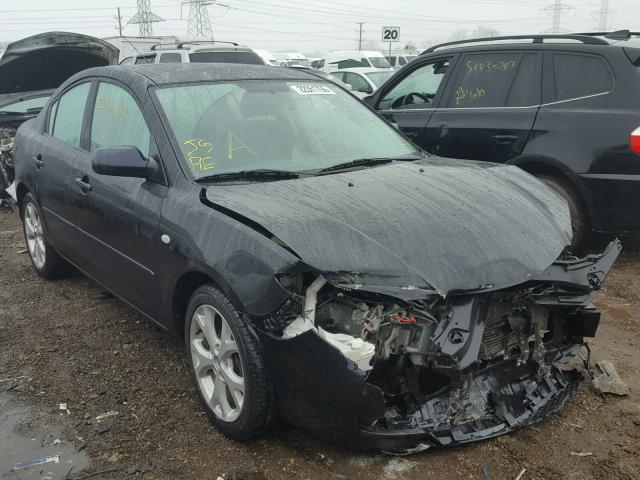 JM1BK32G581145958 - 2008 MAZDA 3 I BLACK photo 1