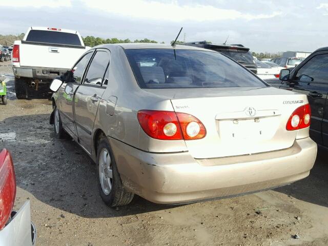 1NXBR32E67Z896537 - 2007 TOYOTA COROLLA CE GOLD photo 3