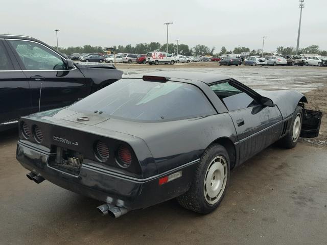 1G1YY0789F5100416 - 1985 CHEVROLET CORVETTE BLACK photo 4