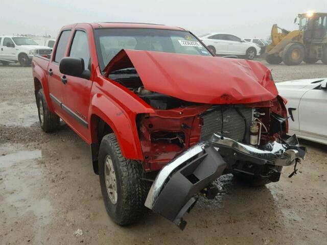 1GTDS136958249911 - 2005 GMC CANYON RED photo 1