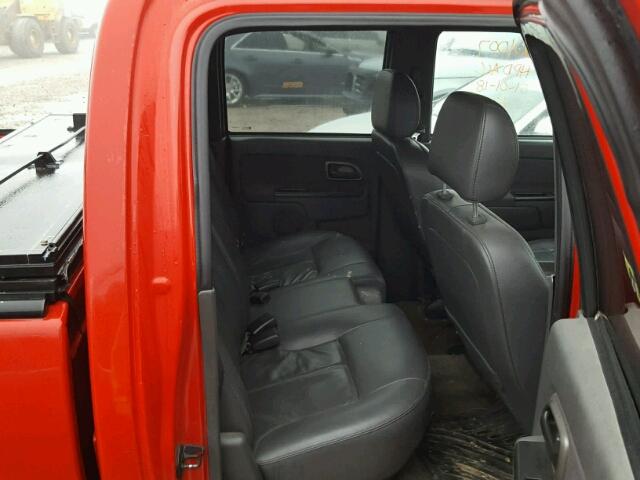 1GTDS136958249911 - 2005 GMC CANYON RED photo 6