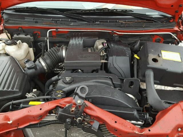 1GTDS136958249911 - 2005 GMC CANYON RED photo 7
