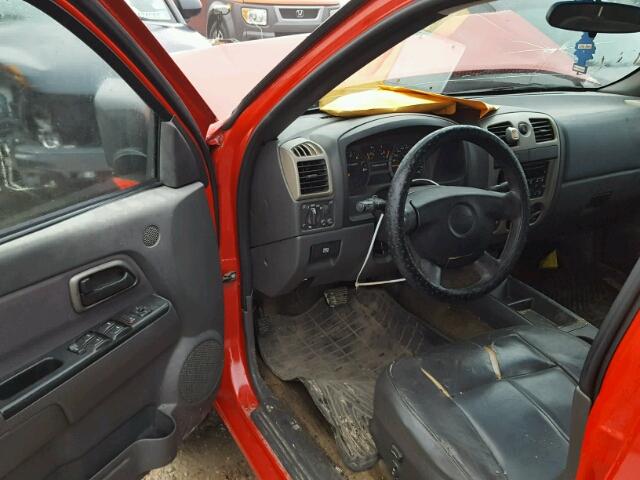 1GTDS136958249911 - 2005 GMC CANYON RED photo 9