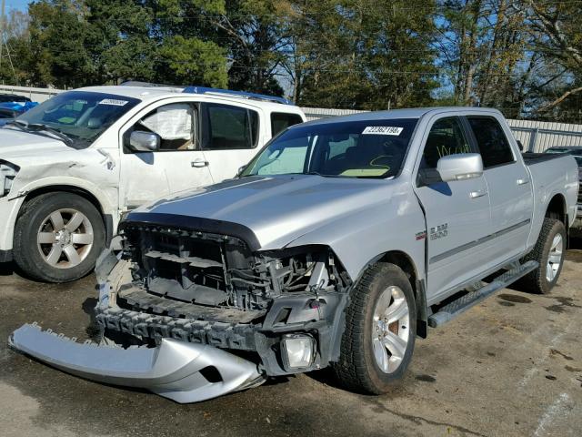 1C6RR7MT3DS711199 - 2013 RAM 1500 SPORT SILVER photo 2