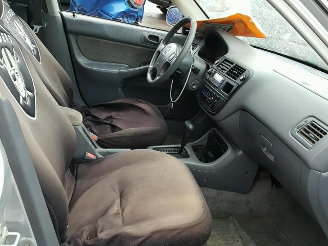 2HGEJ8641VH559329 - 1997 HONDA CIVIC EX ვერცხლისფერი ფოტო 5