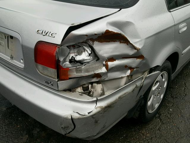 2HGEJ8641VH559329 - 1997 HONDA CIVIC EX ვერცხლისფერი ფოტო 9
