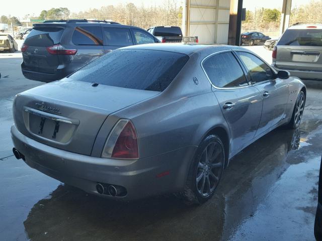 ZAMCE39A960023633 - 2006 MASERATI QUATTROPOR GRAY photo 4